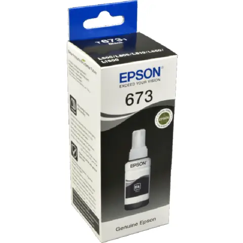 Tusz Epson T6731 Black do drukarek (Oryginalny) [70 ml]